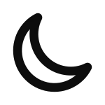 Moon SVG Icon
